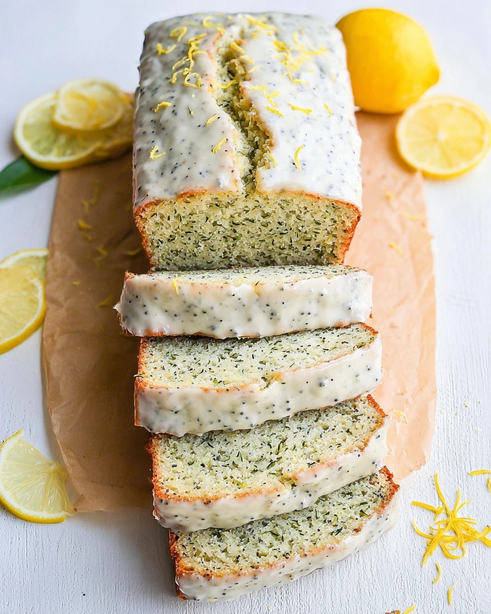 Lemon Poppy Seed Zucchini Bread