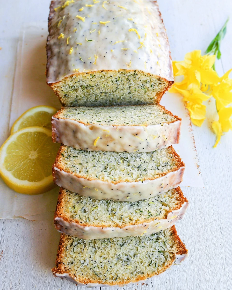 Lemon Poppy Seed Zucchini Bread