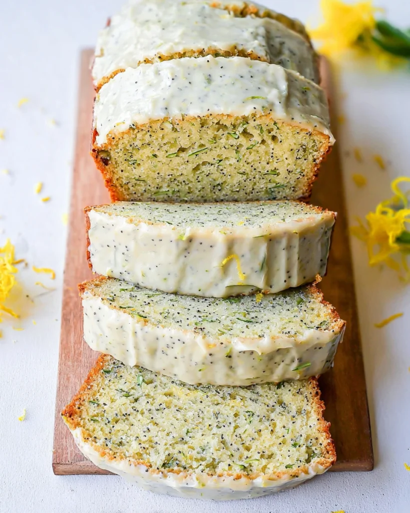Lemon Poppy Seed Zucchini Bread