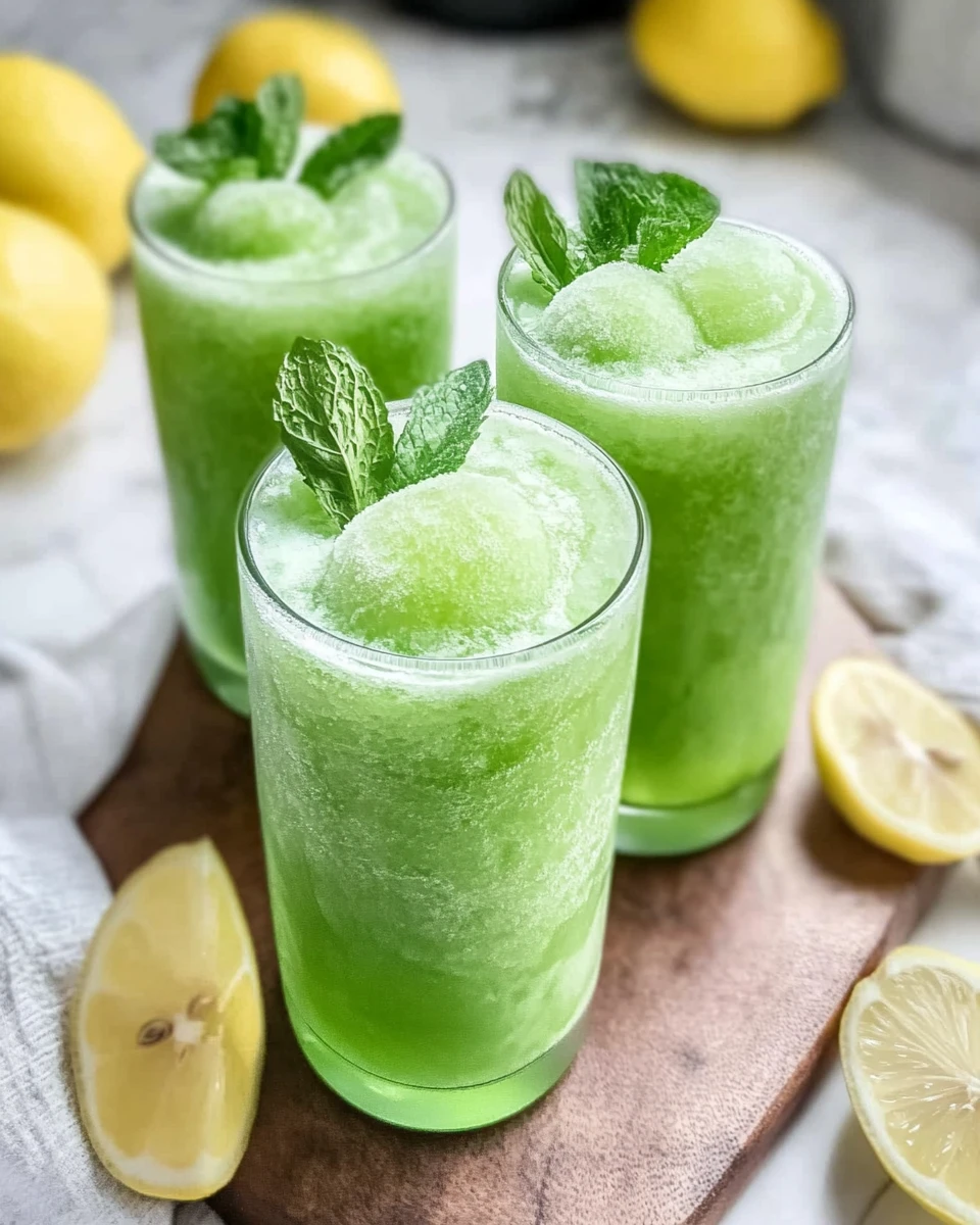 Limonana Frozen Mint Lemonade