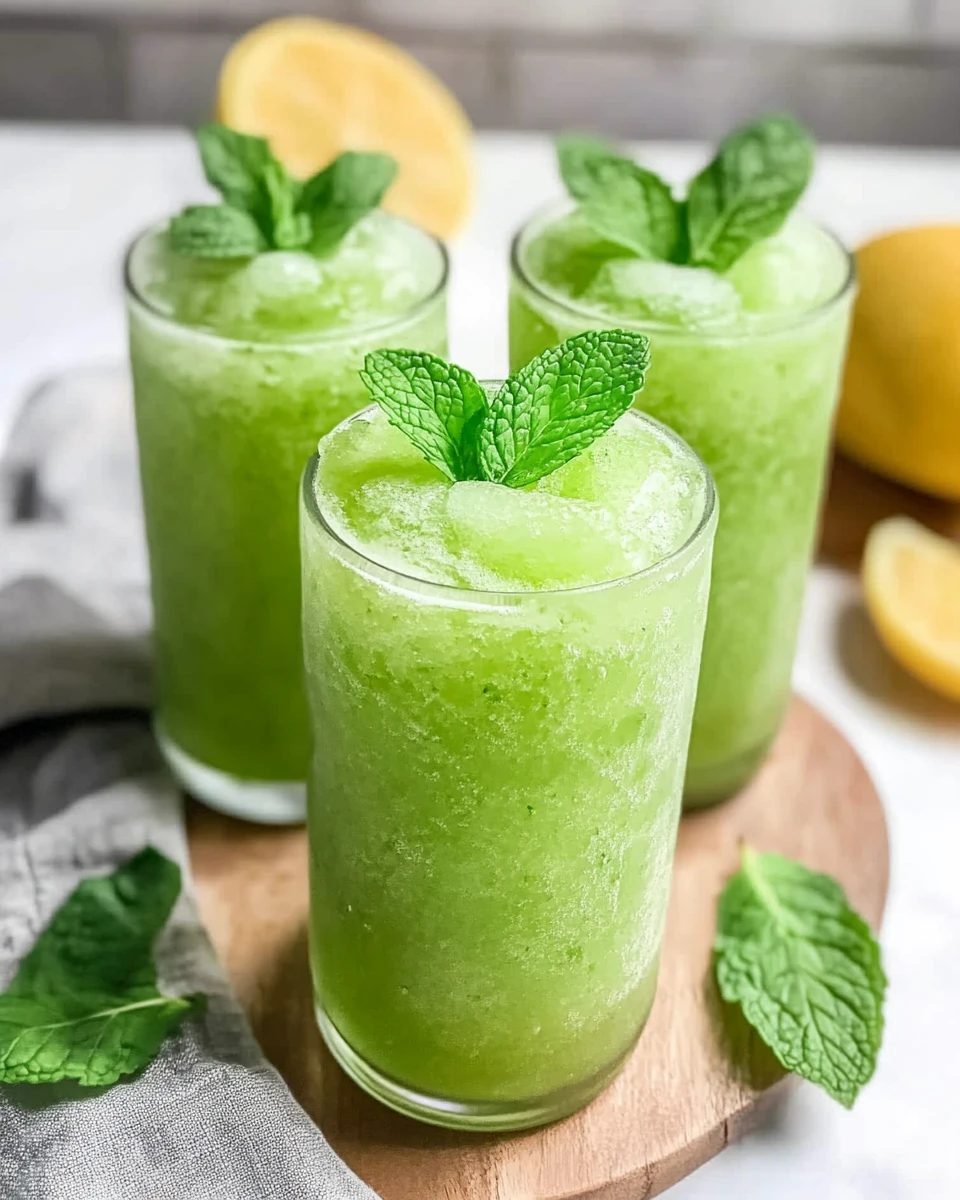 Limonana Frozen Mint Lemonade