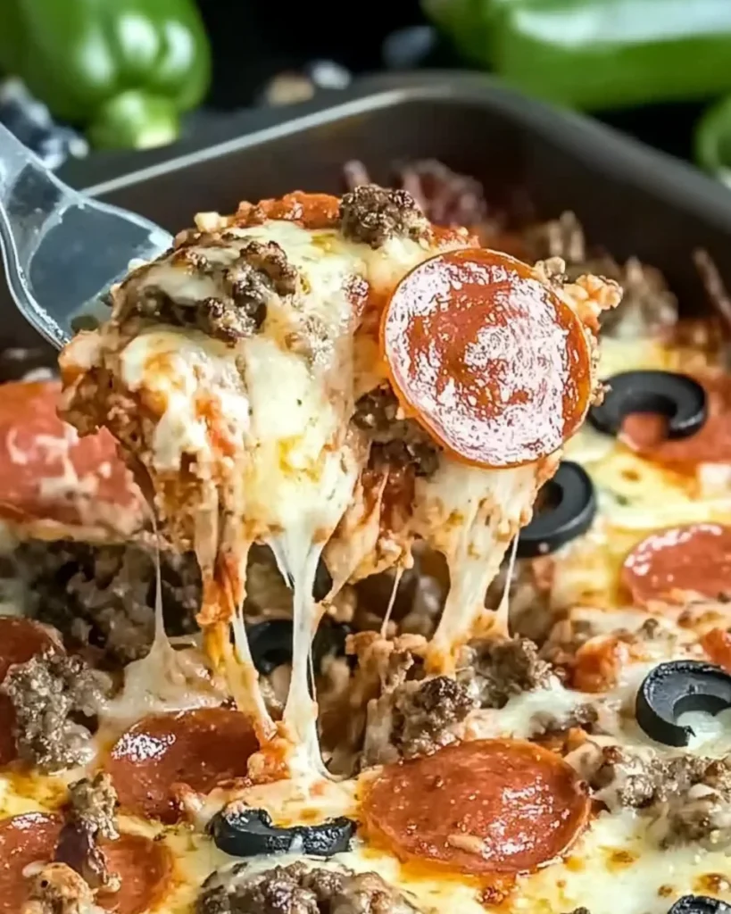 Low Carb Pizza Casserole