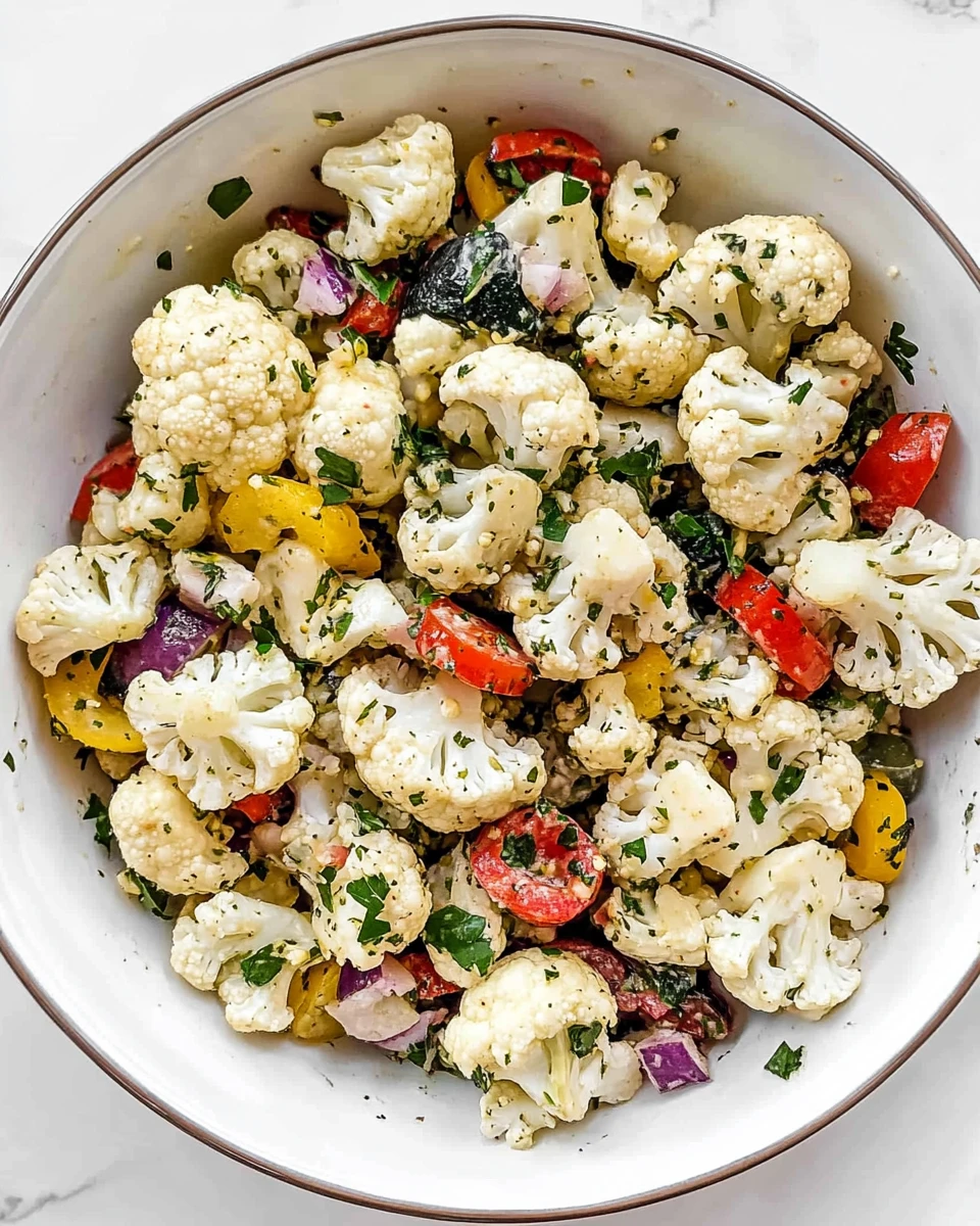 Marinated Cauliflower Salad