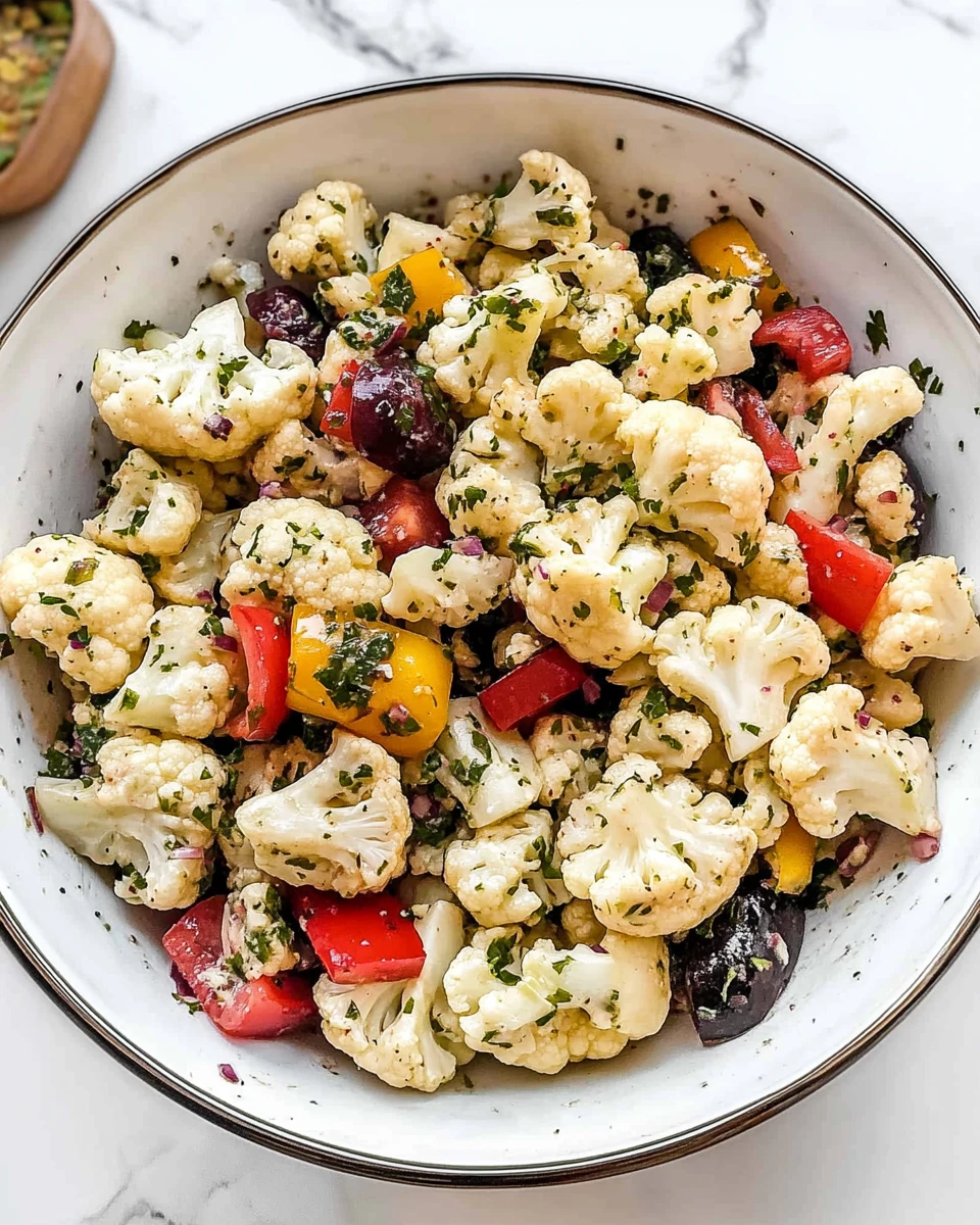 Marinated Cauliflower Salad