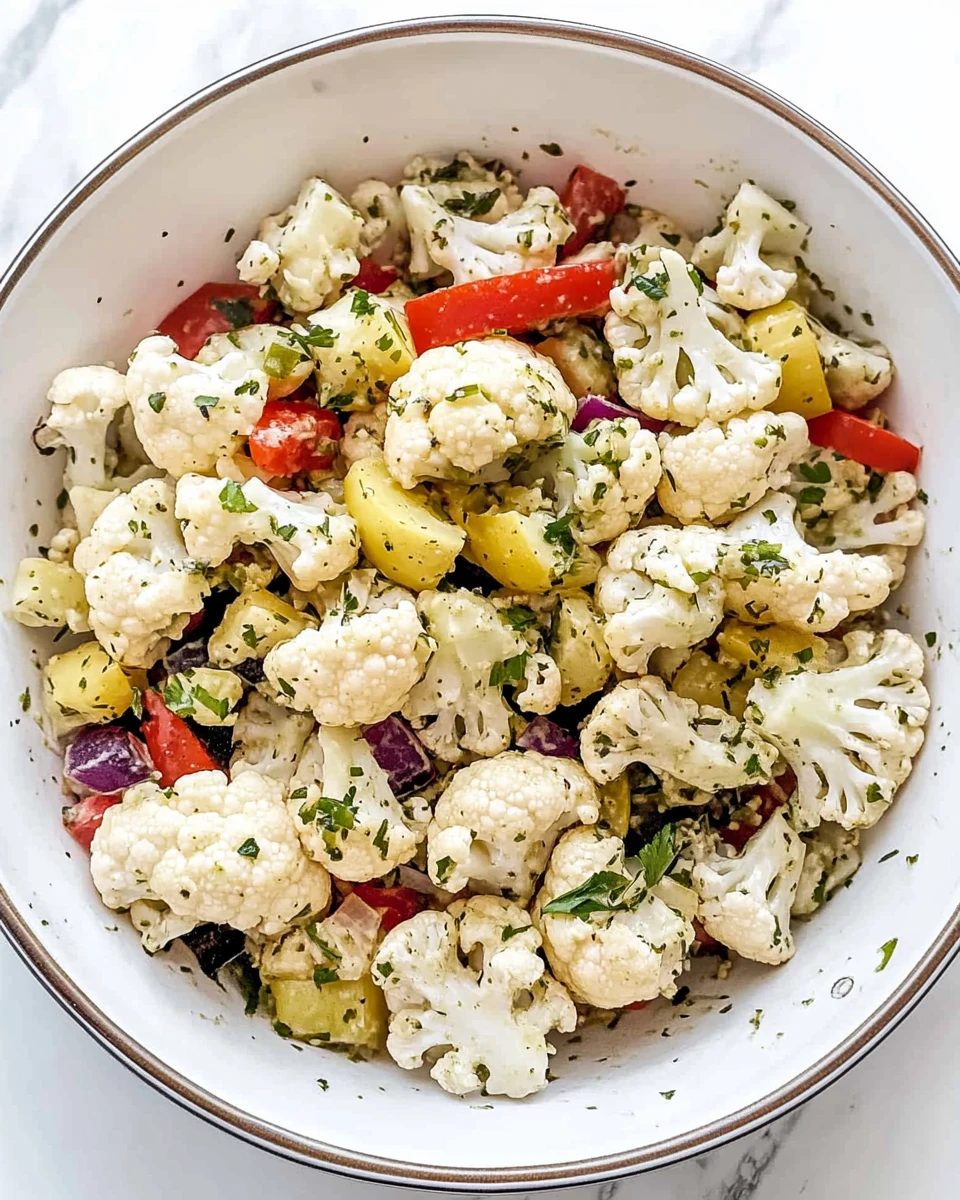 Marinated Cauliflower Salad
