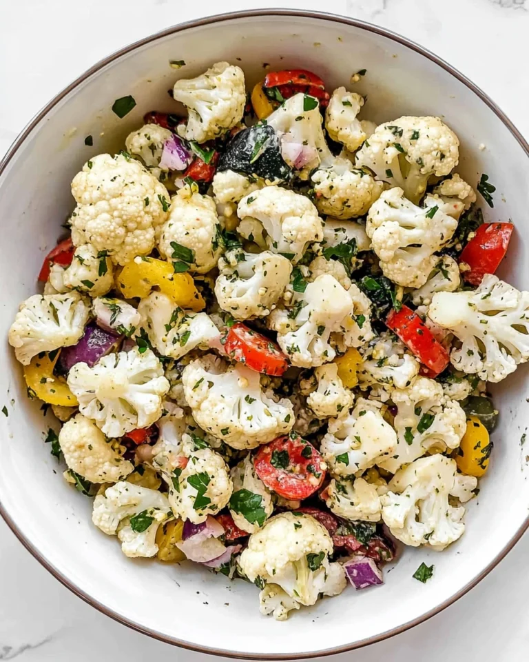 Marinated Cauliflower Salad