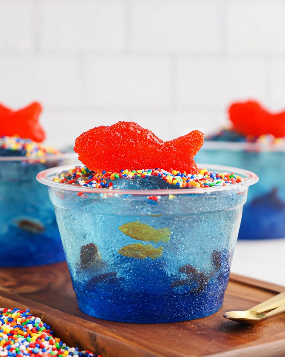 Mini Fish Tank Gelatin Cups