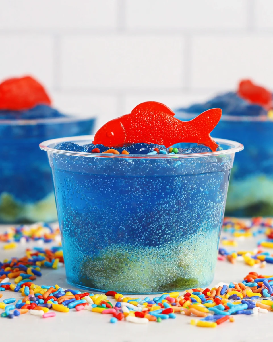 Mini Fish Tank Gelatin Cups