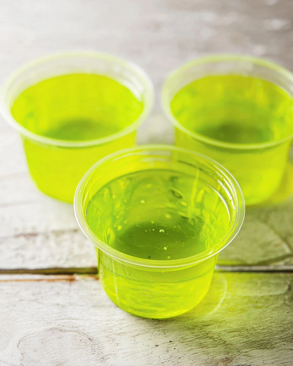 Mountain Dew Jelly Shots