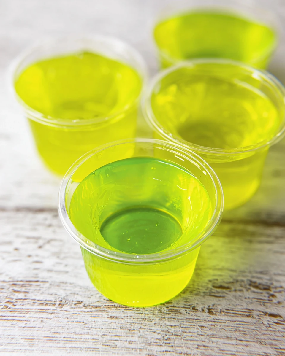 Mountain Dew Jelly Shots