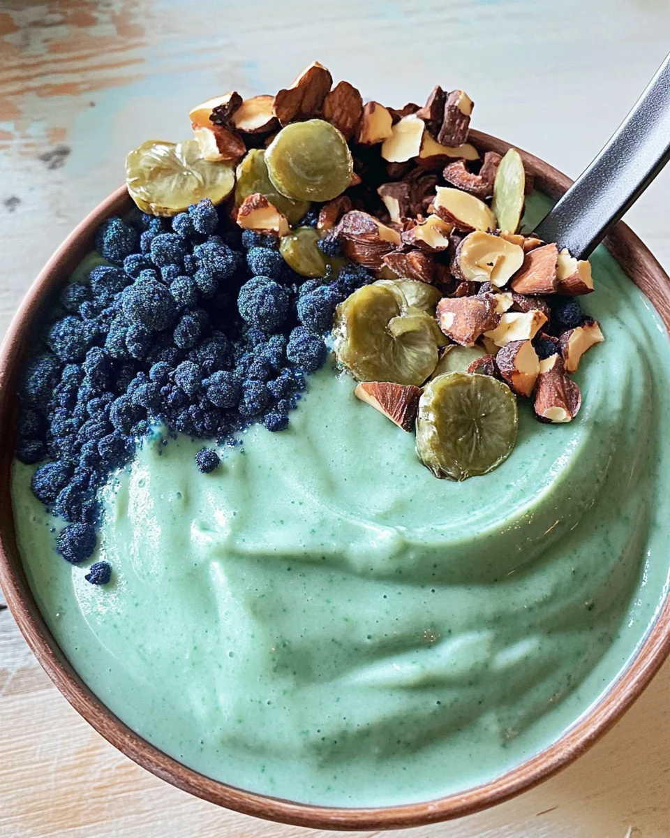 Ocean Smoothie Bowl with Blue Spirulina