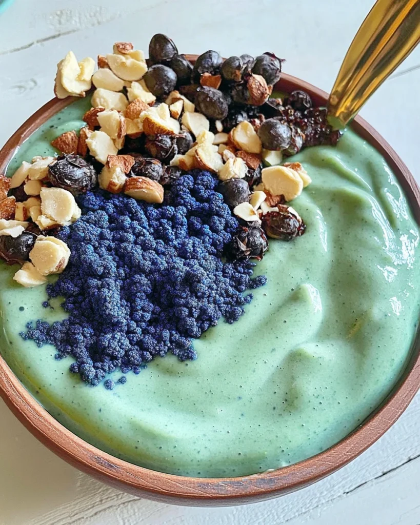 Ocean Smoothie Bowl with Blue Spirulina