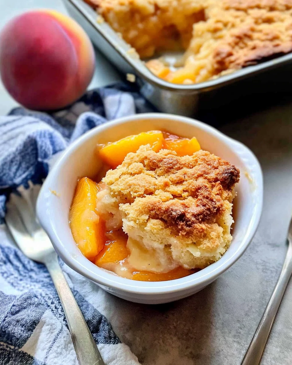 Old Fashioned Peach Cobbler