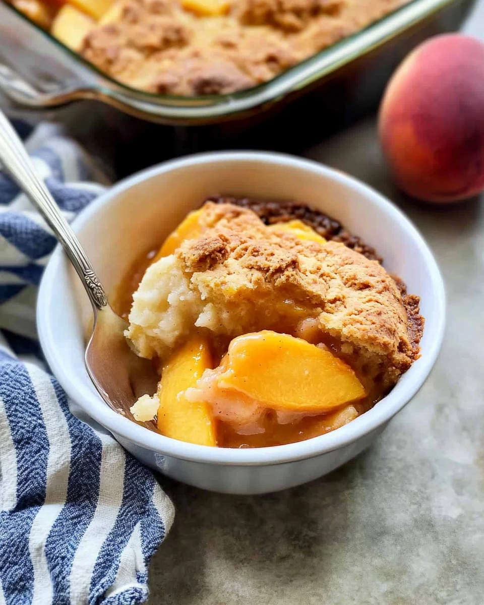 Old Fashioned Peach Cobbler