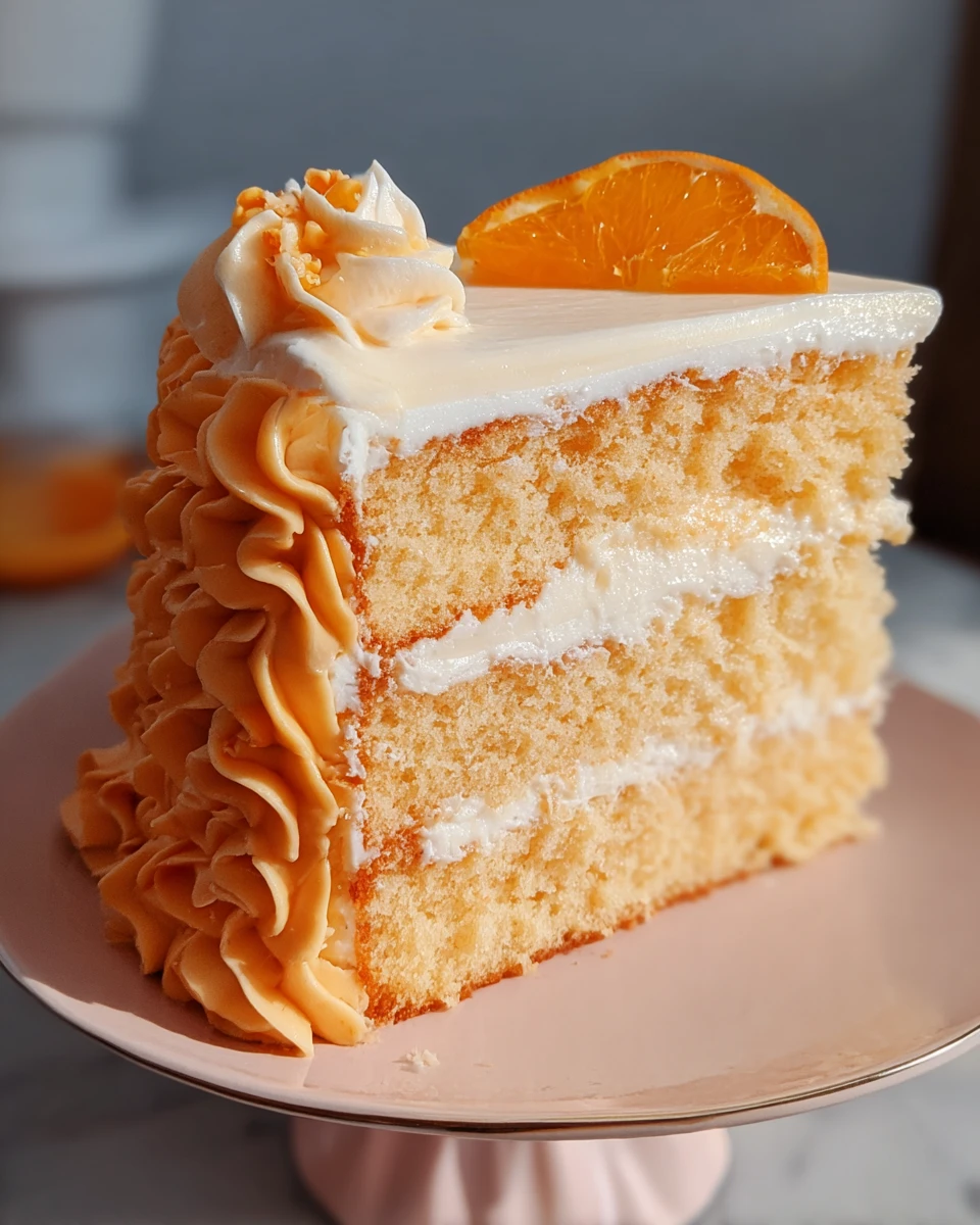 Orange Creamsicle Cake