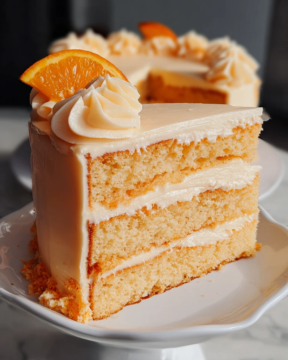 Orange Creamsicle Cake