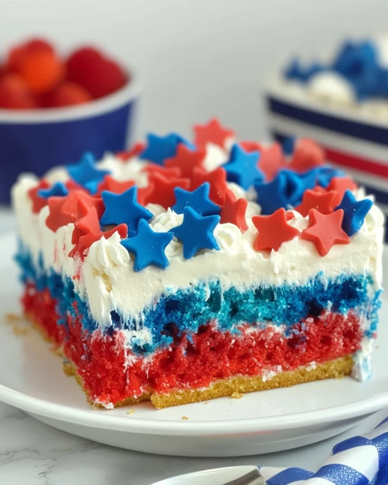 Patriotic Poke Cake