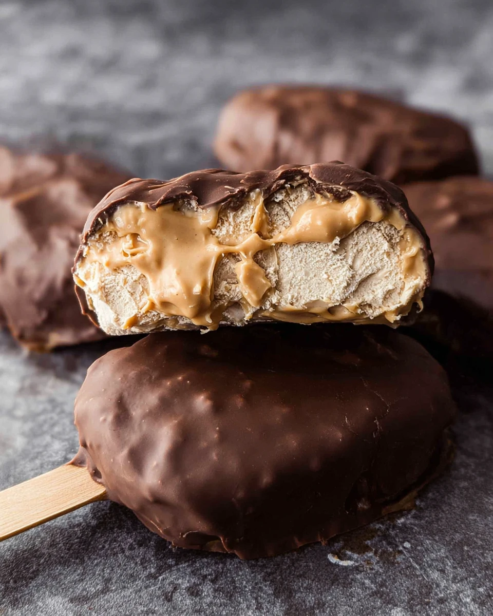 Peanut Butter Frozen Yogurt Bars