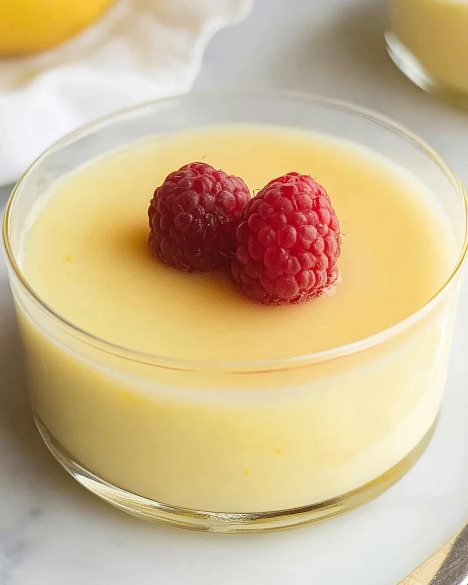 Perfect Lemon Posset