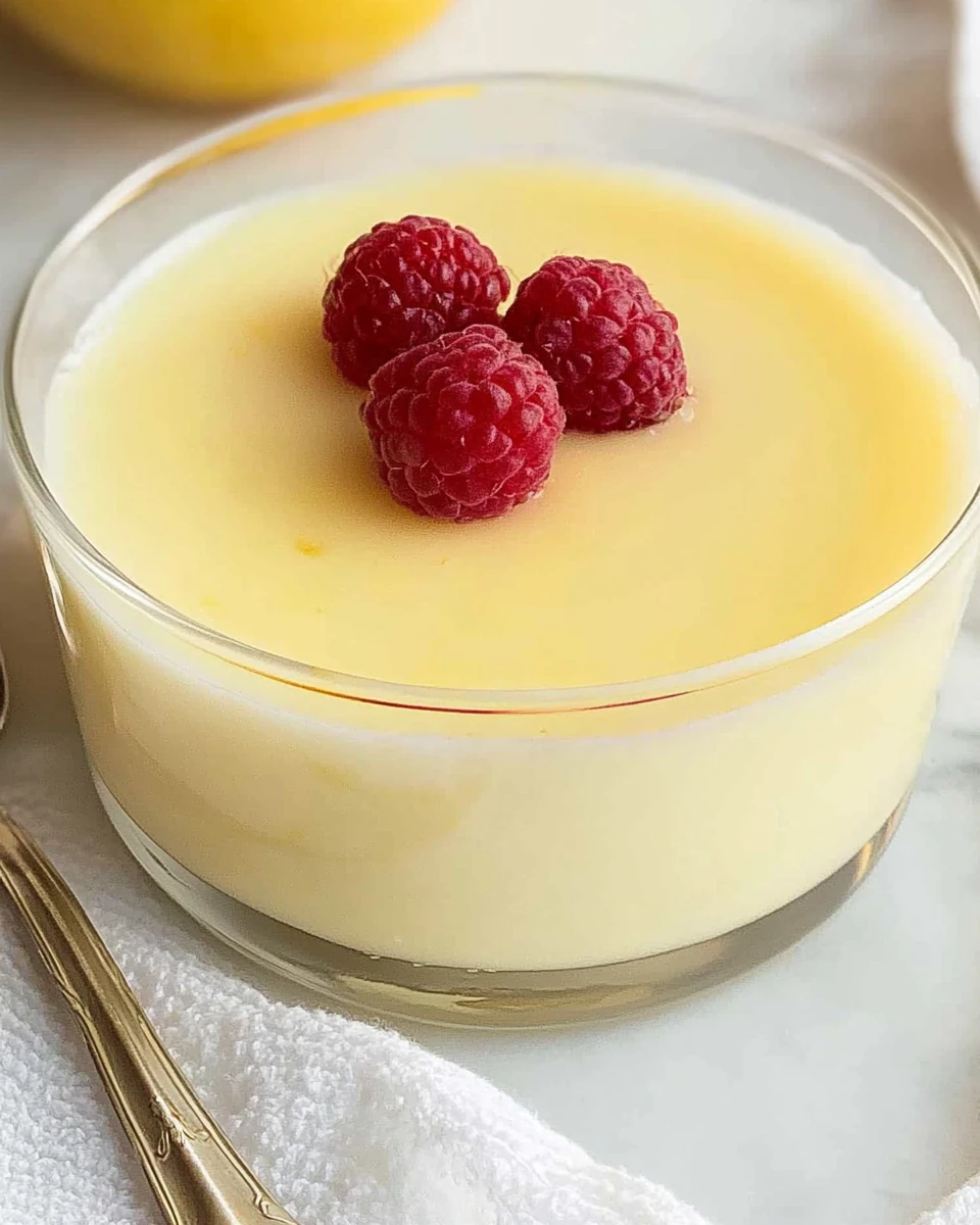Perfect Lemon Posset