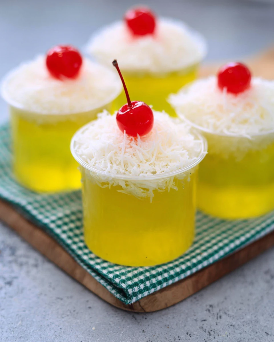 Pina Colada Jello Shots