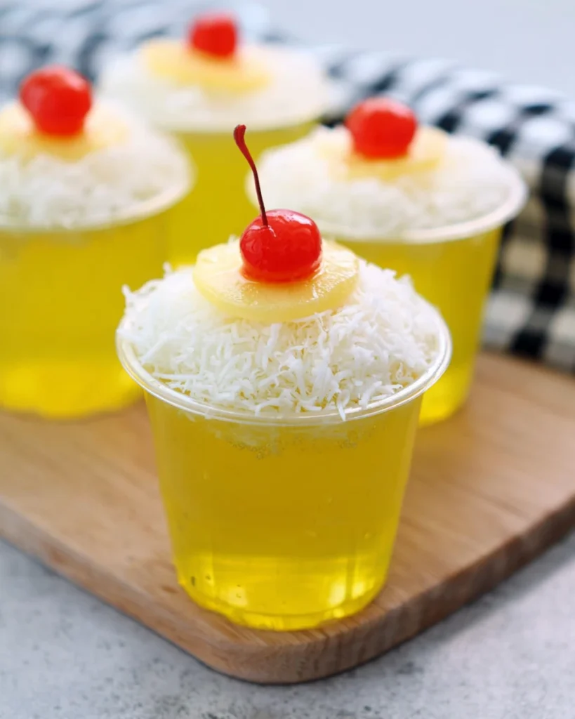 Pina Colada Jello Shots