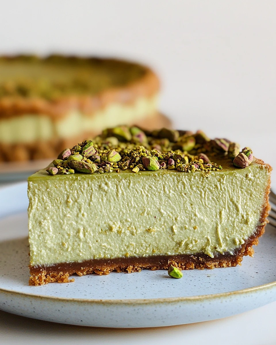 Best Pistachio Cheesecake