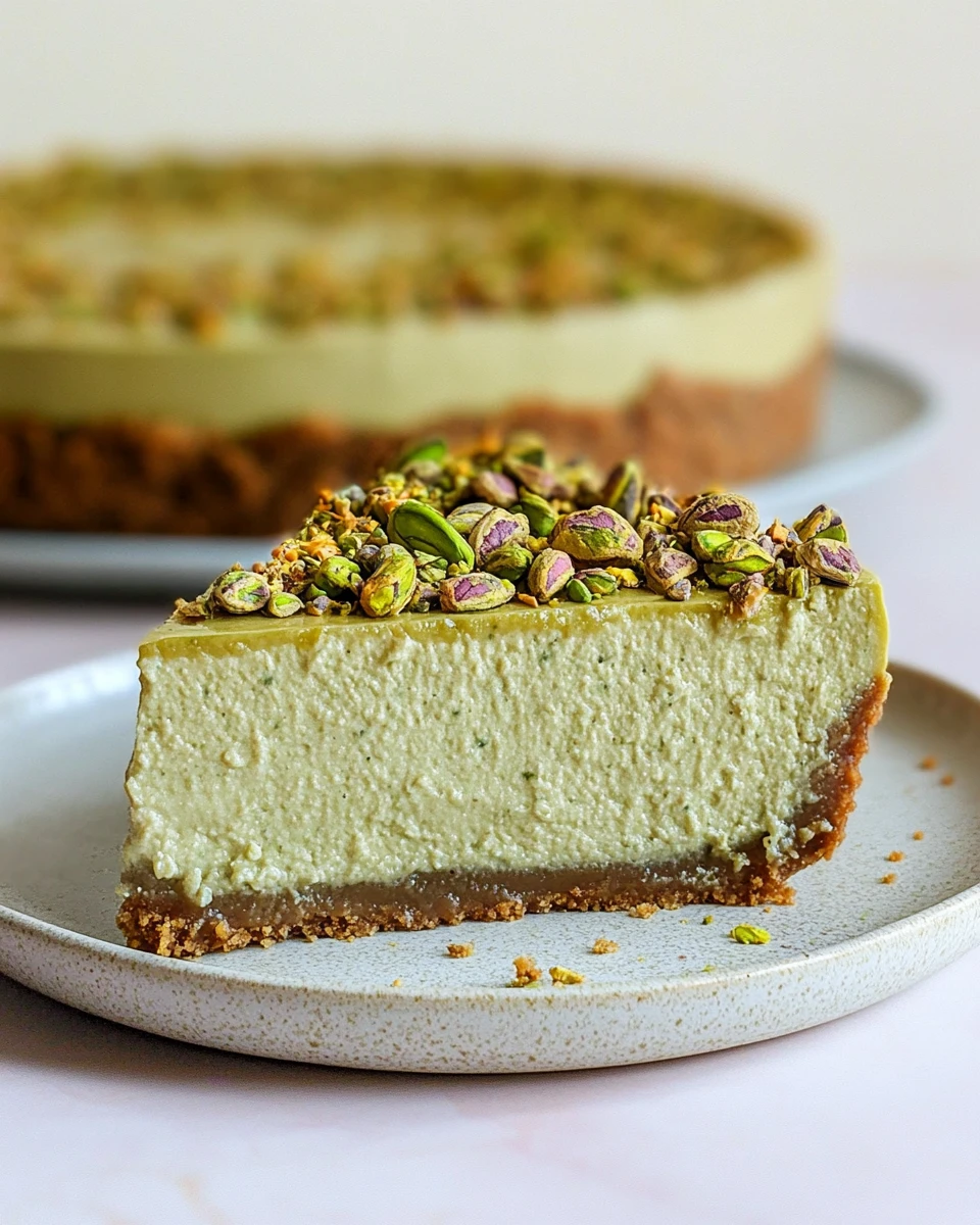 Pistachio Cheesecake