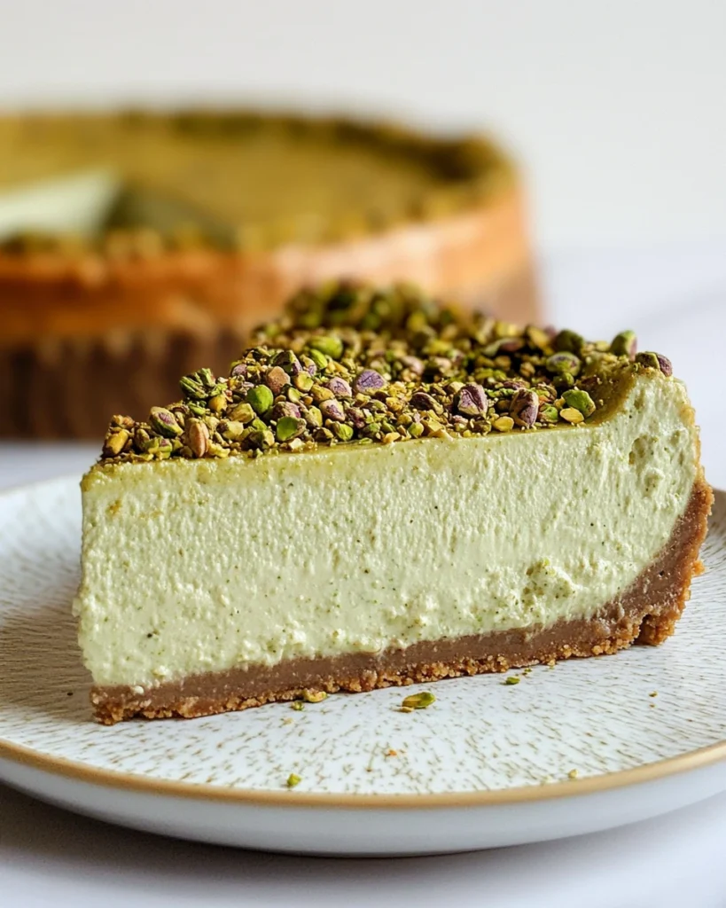 Pistachio Cheesecake