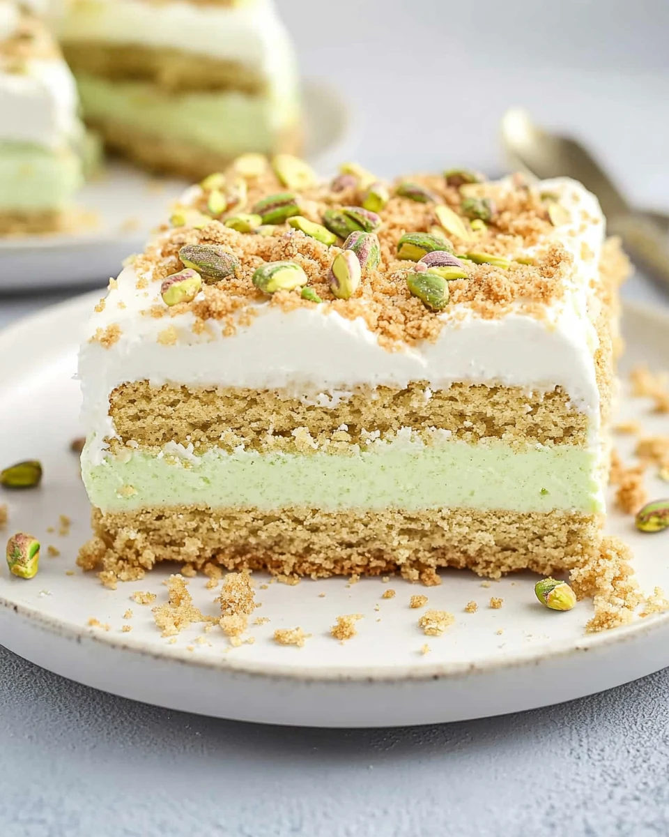Pistachio Pudding Icebox Cake