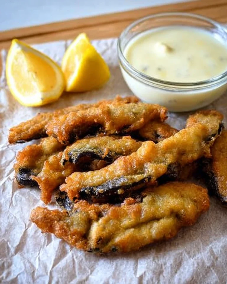 Portobello Fries with Meyer Lemonnaise