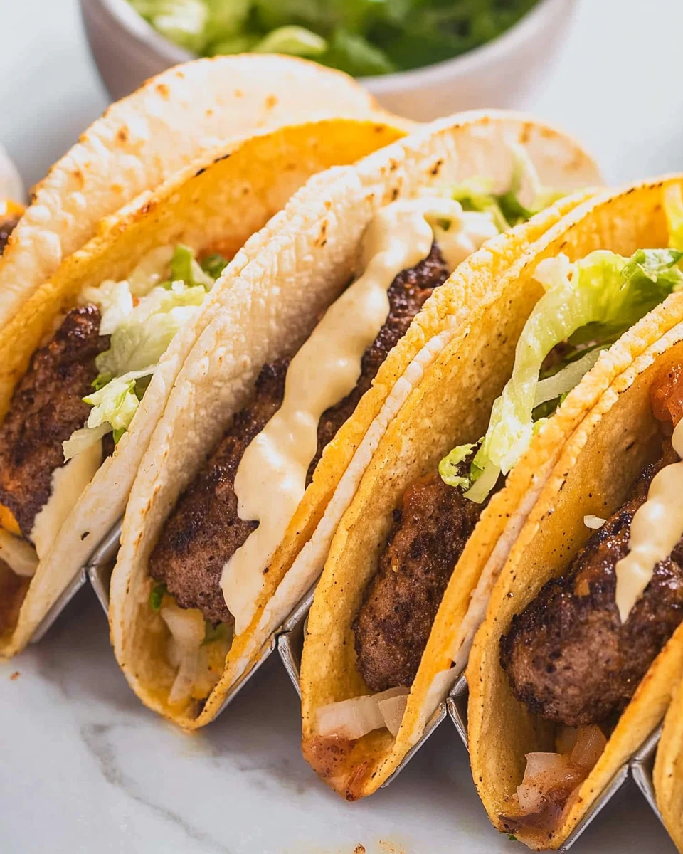Smash Burger Tacos