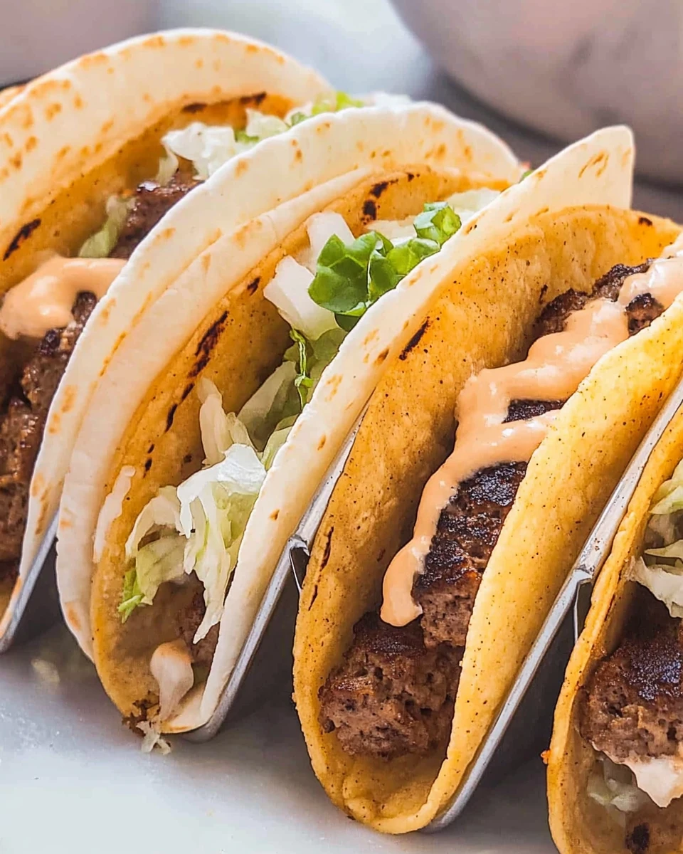 Smash Burger Tacos