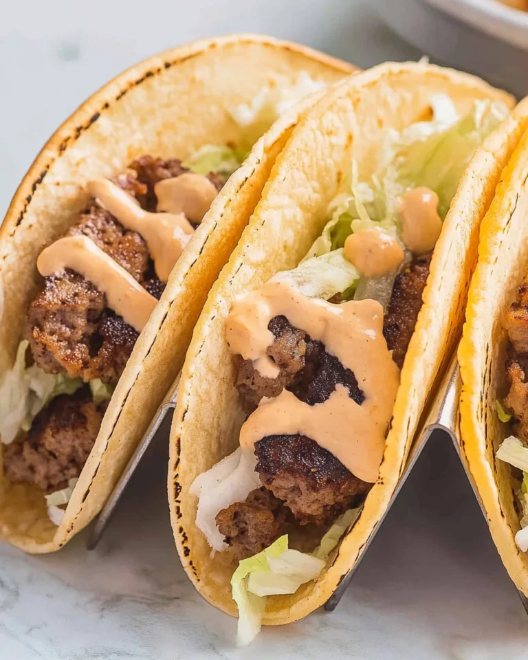 Smash Burger Tacos
