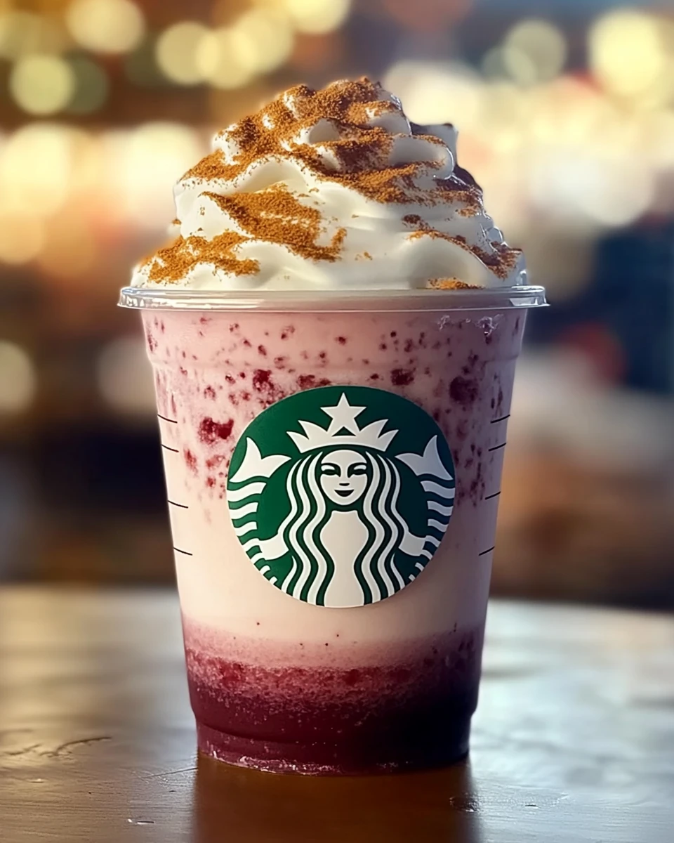 Starbucks Santa’s Sugar Plum Frappe