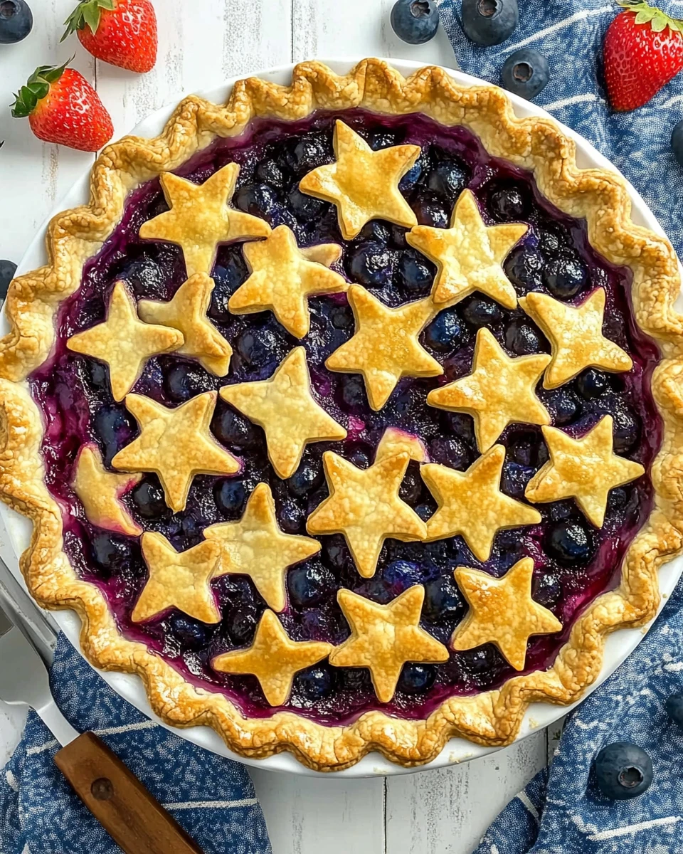 Strawberry Blueberry Pie