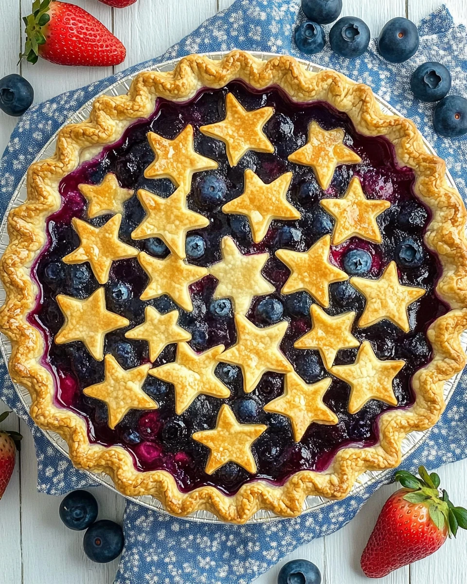 Strawberry Blueberry Pie