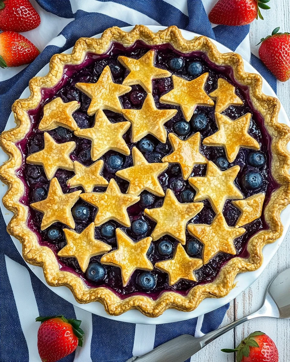 Strawberry Blueberry Pie
