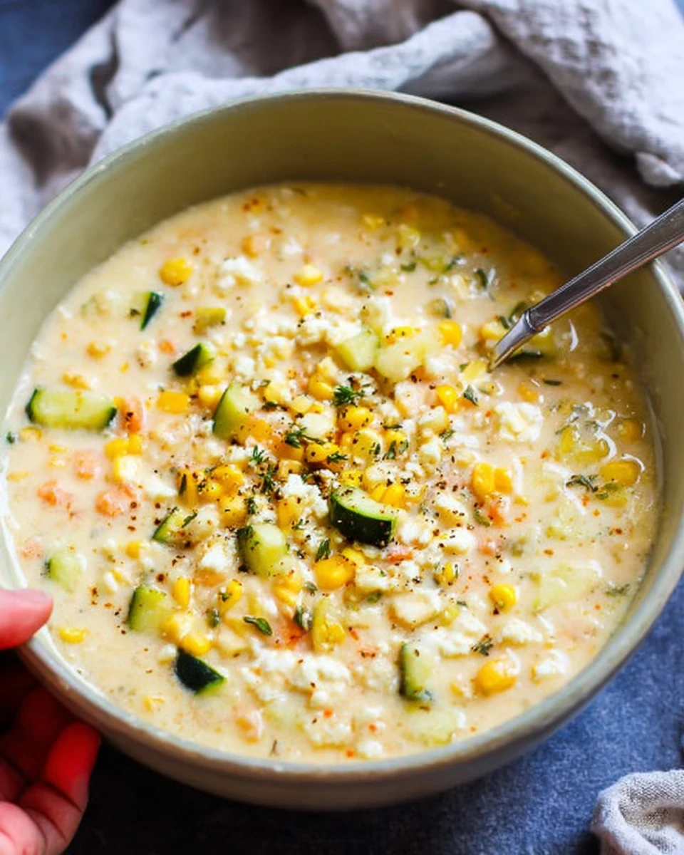 Summer Corn Chowder Soup