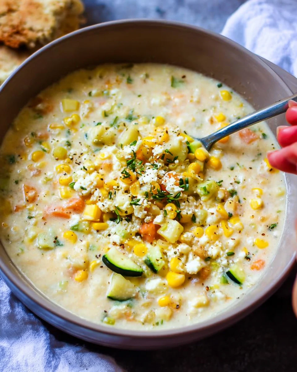 Summer Corn Chowder Soup