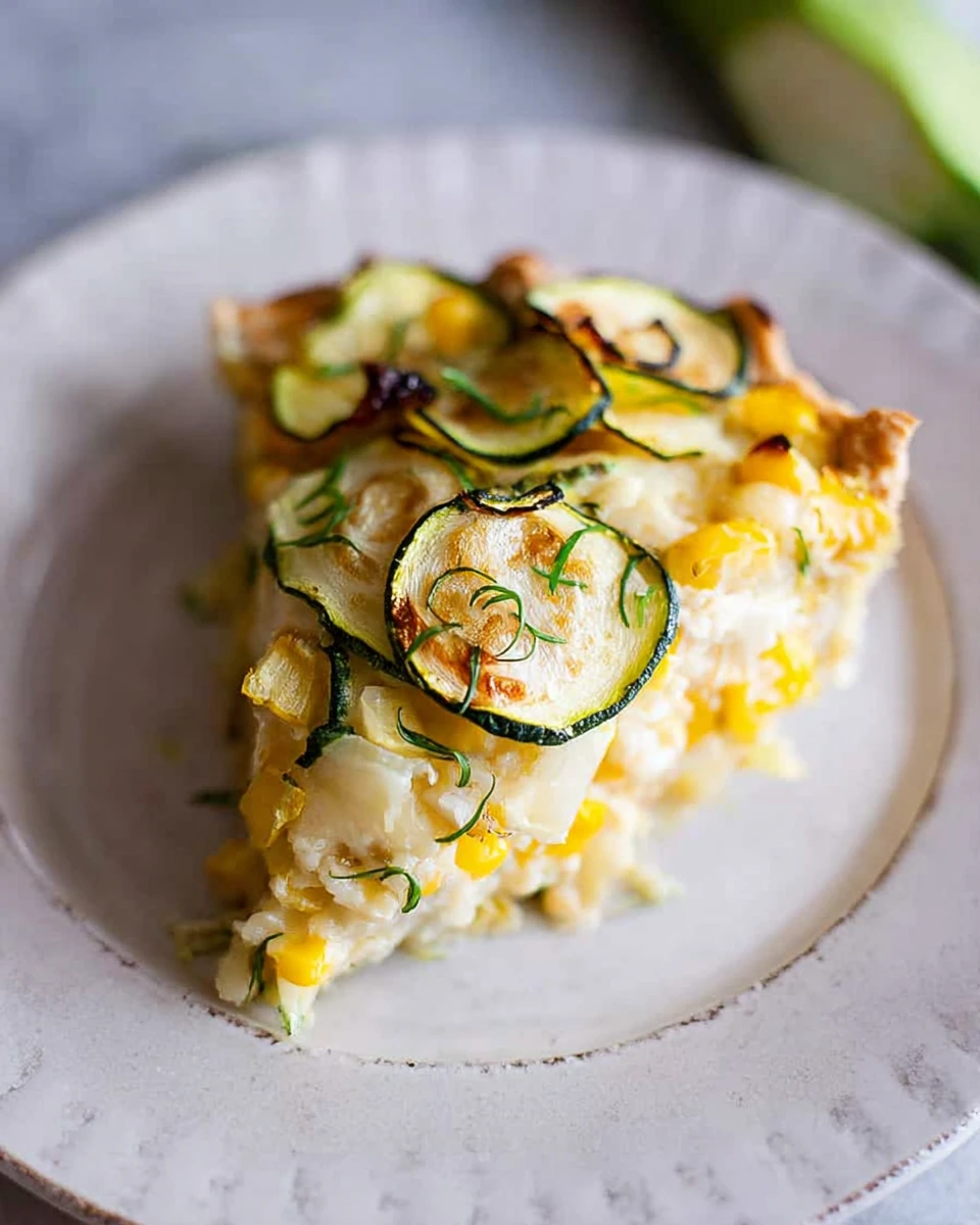 Sweet Corn Zucchini Pie