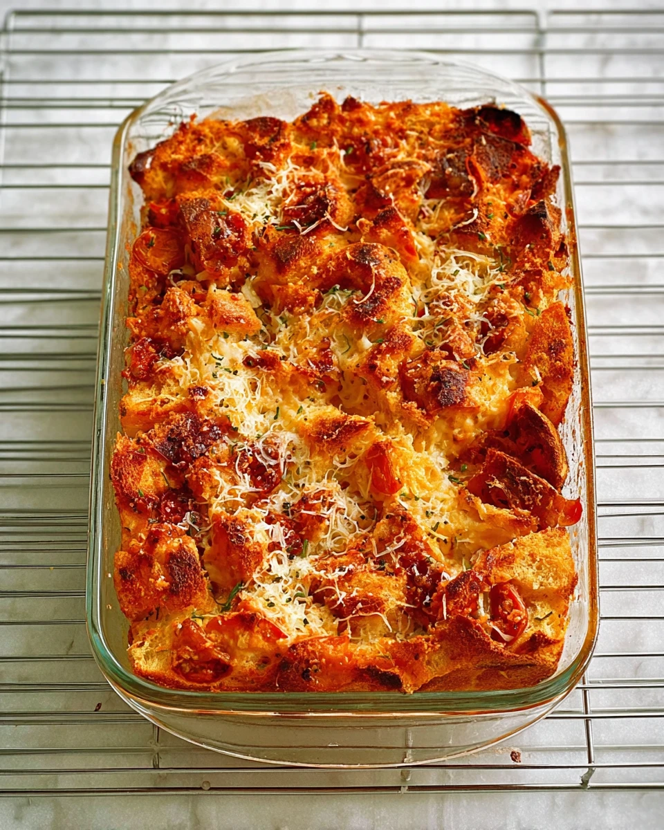Tomato Bread Pudding