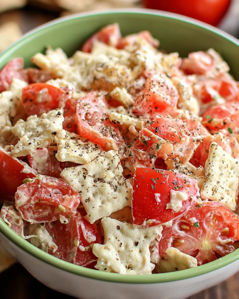 Tomato Cracker Salad