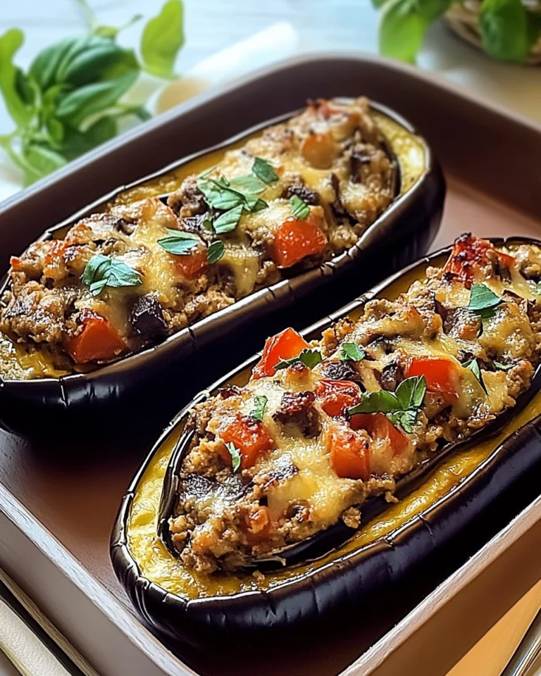 Vegan Stuffed Eggplant
