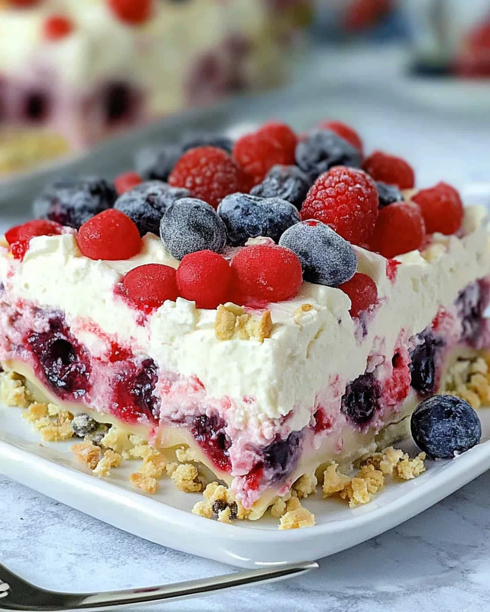 Very Berry Dessert Lasagna