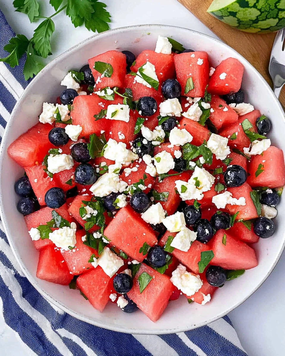Watermelon Feta Salad