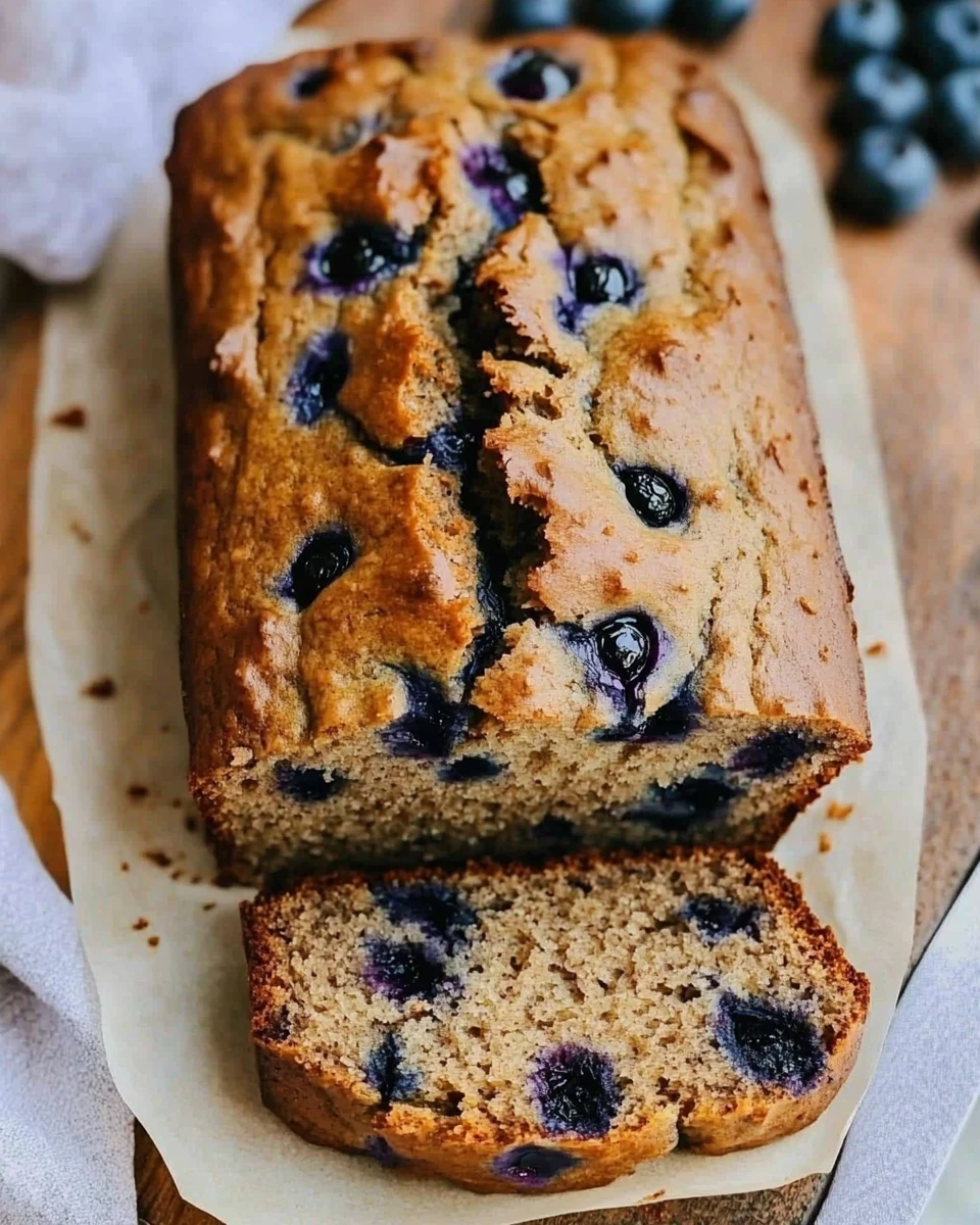 Zucchini Bread with Blueberries