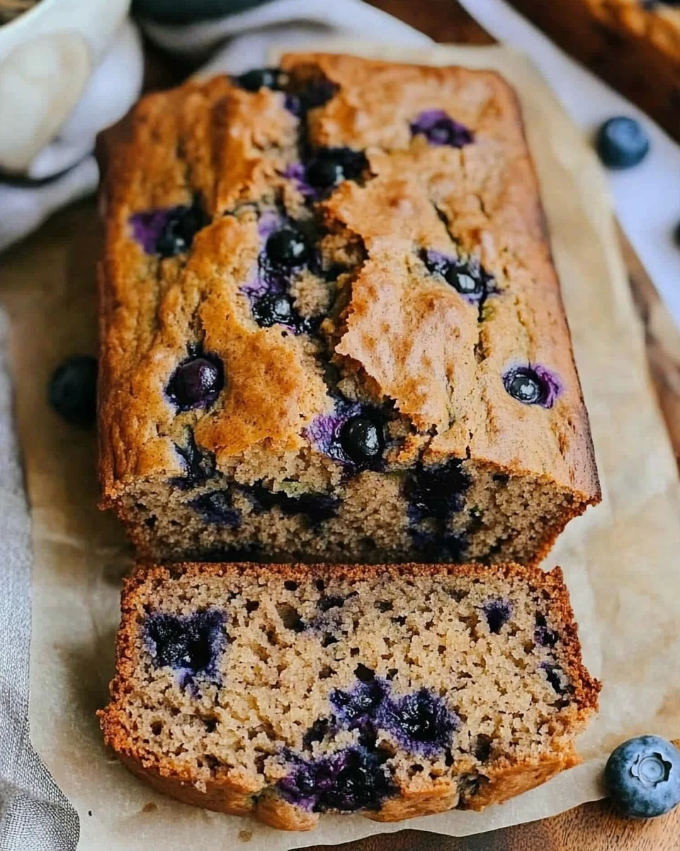 Zucchini Bread with Blueberries
