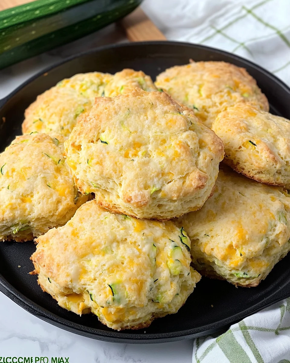 Zucchini Cheddar Biscuits
