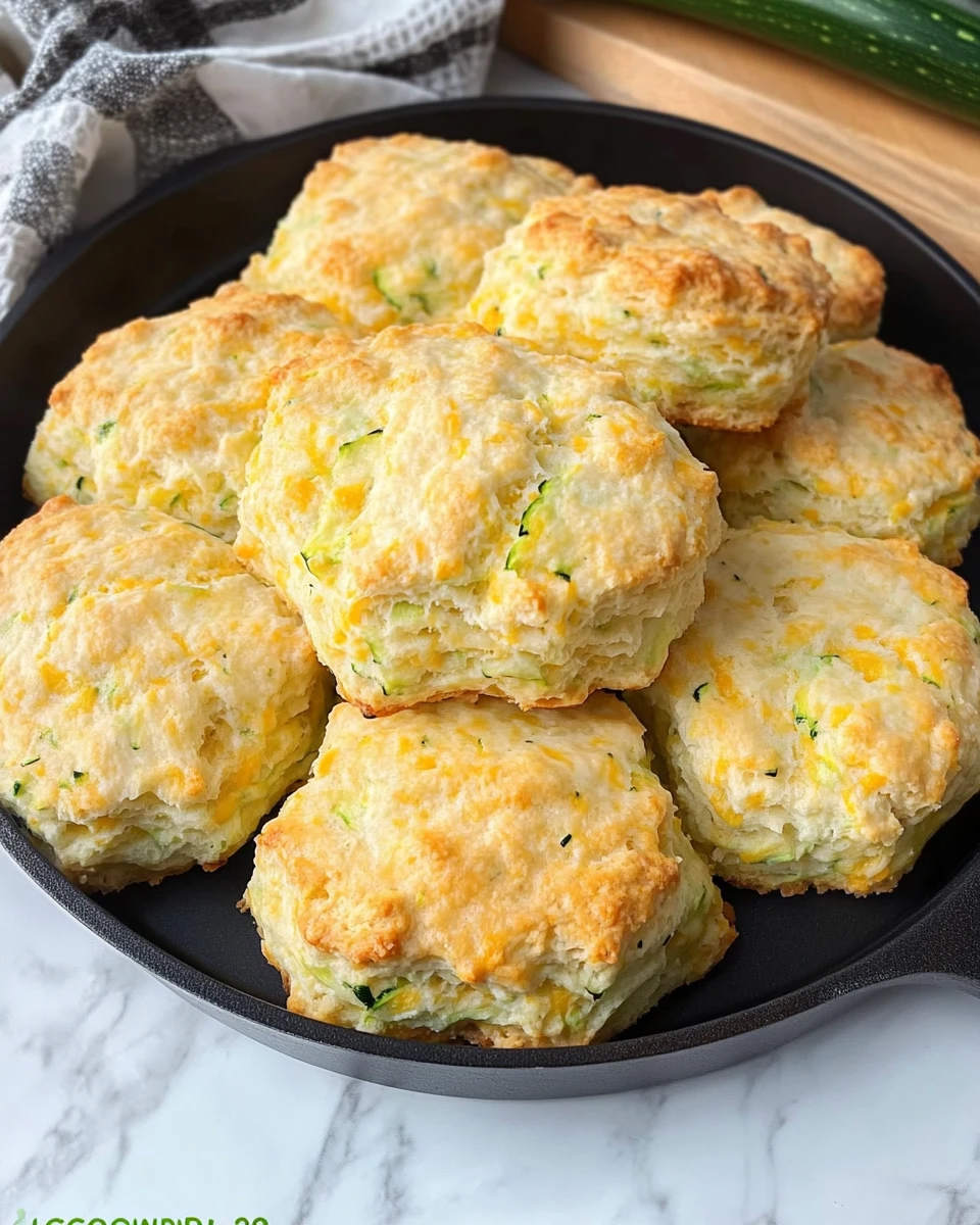 Zucchini Cheddar Biscuits